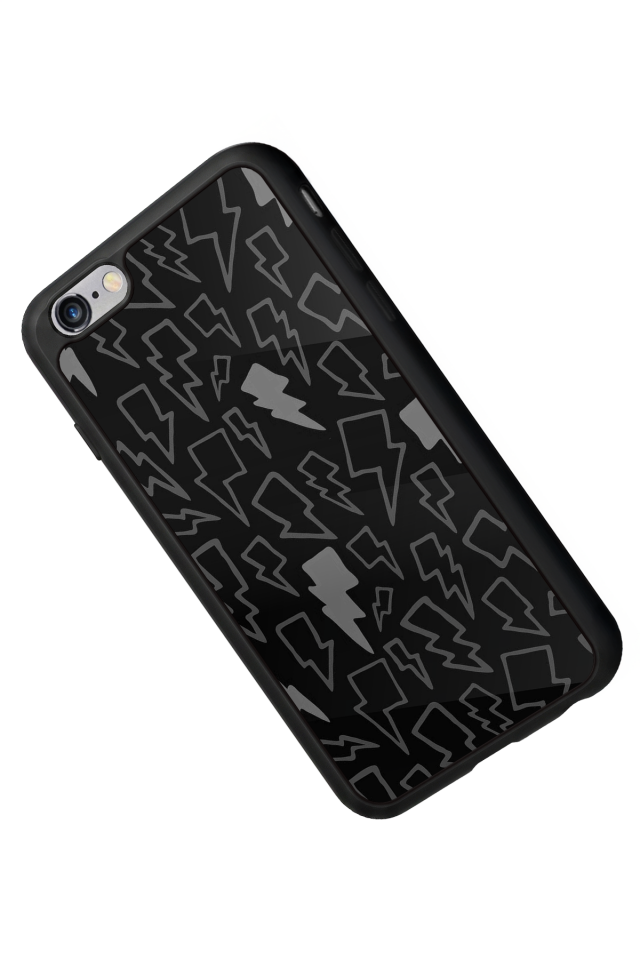 iPhone 6 Plus Uyumlu Simsek Tasarımlı Glossy Premium Kılıf
