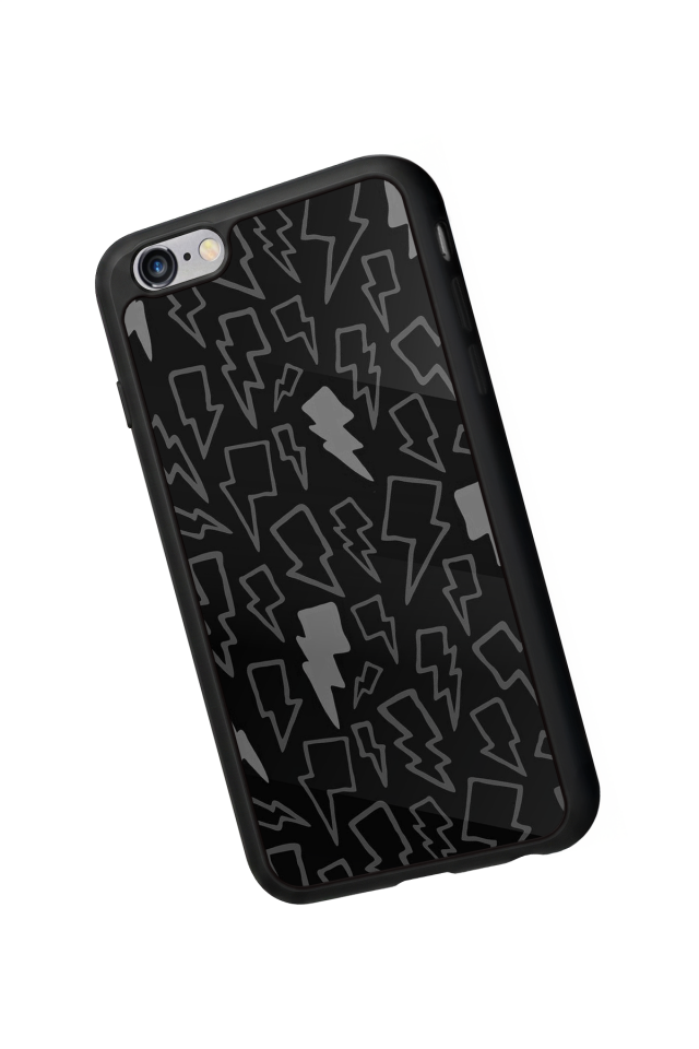 iPhone 6 Plus Uyumlu Simsek Tasarımlı Glossy Premium Kılıf