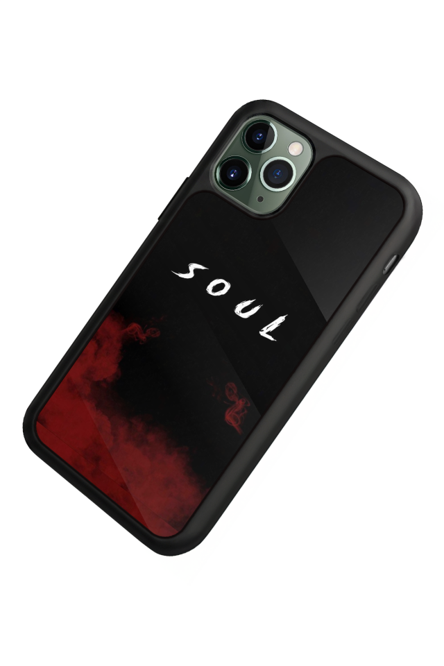 iPhone 11 Pro Max Uyumlu SOUL Tasarımlı Glossy Premium Kılıf