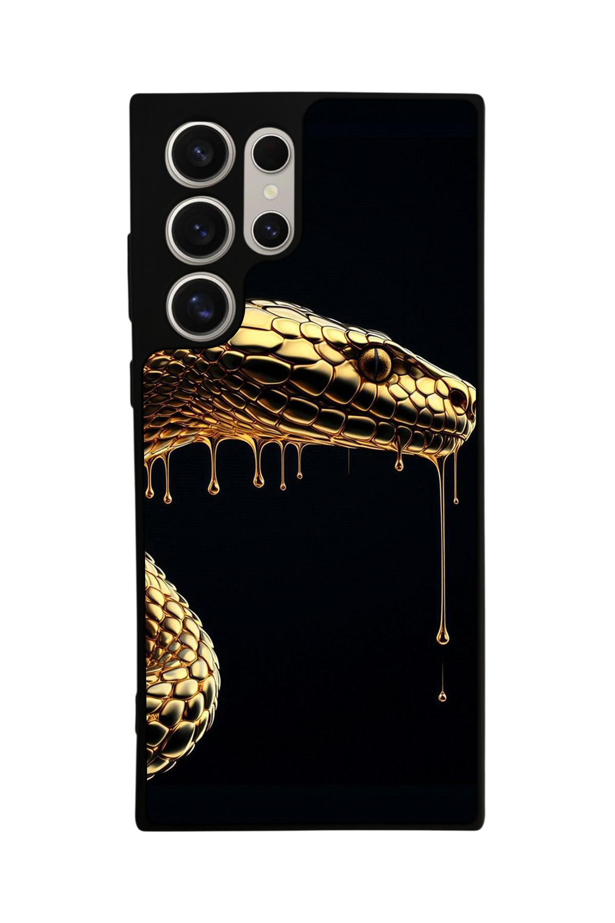 Samsung Galaxy S23 Ultra Uyumlu Yılan Tasarımlı Glossy Premium Kılıf