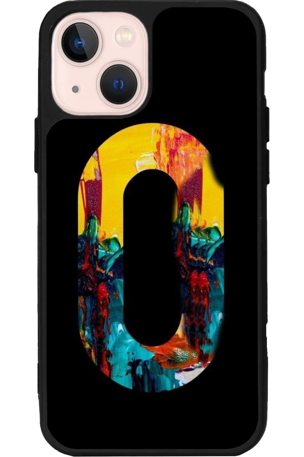 iPhone 13 Mat Siyah Uyumlu Kılıf – Yumuşak Silikon, Koruyucu, Şok Emici Kapak