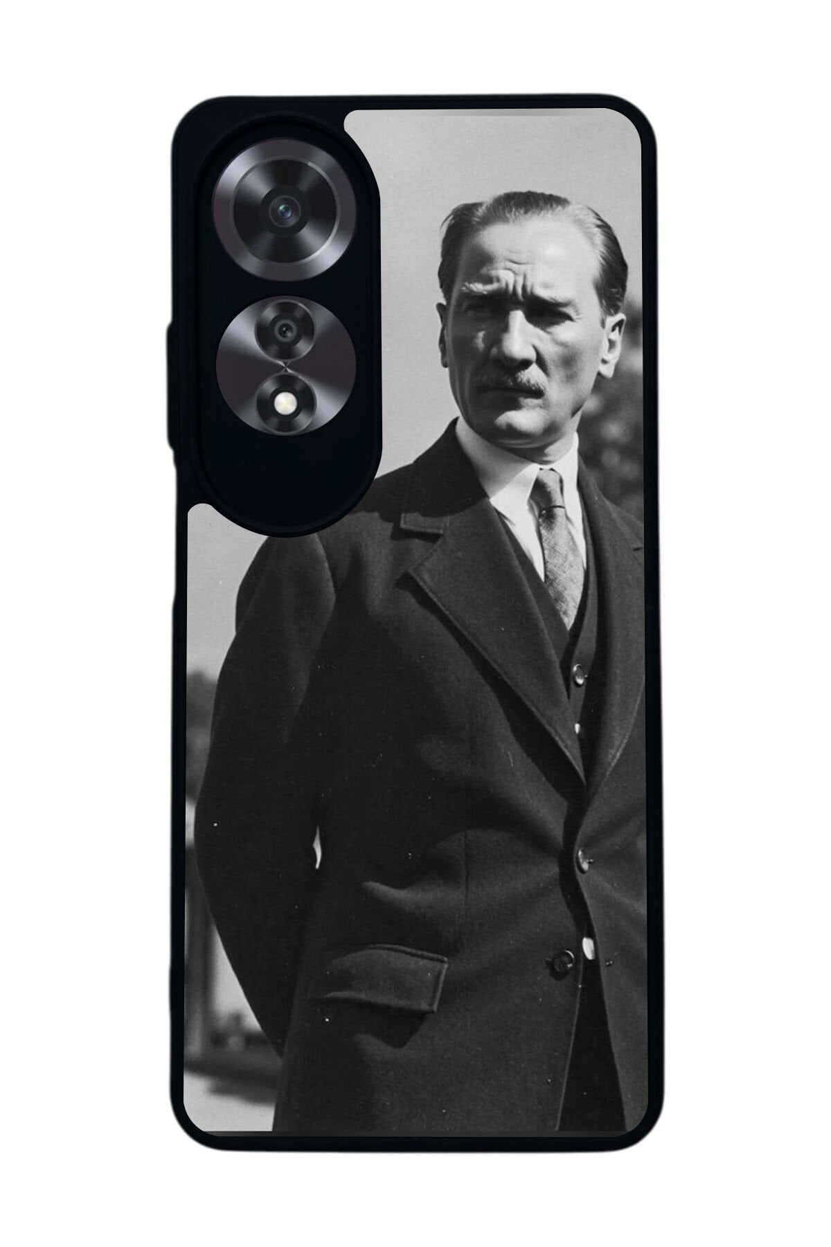 Oppo A60 Mat Siyah uyumlu Kılıf – Yumuşak Silikon, Koruyucu, Şok Emici Kapak