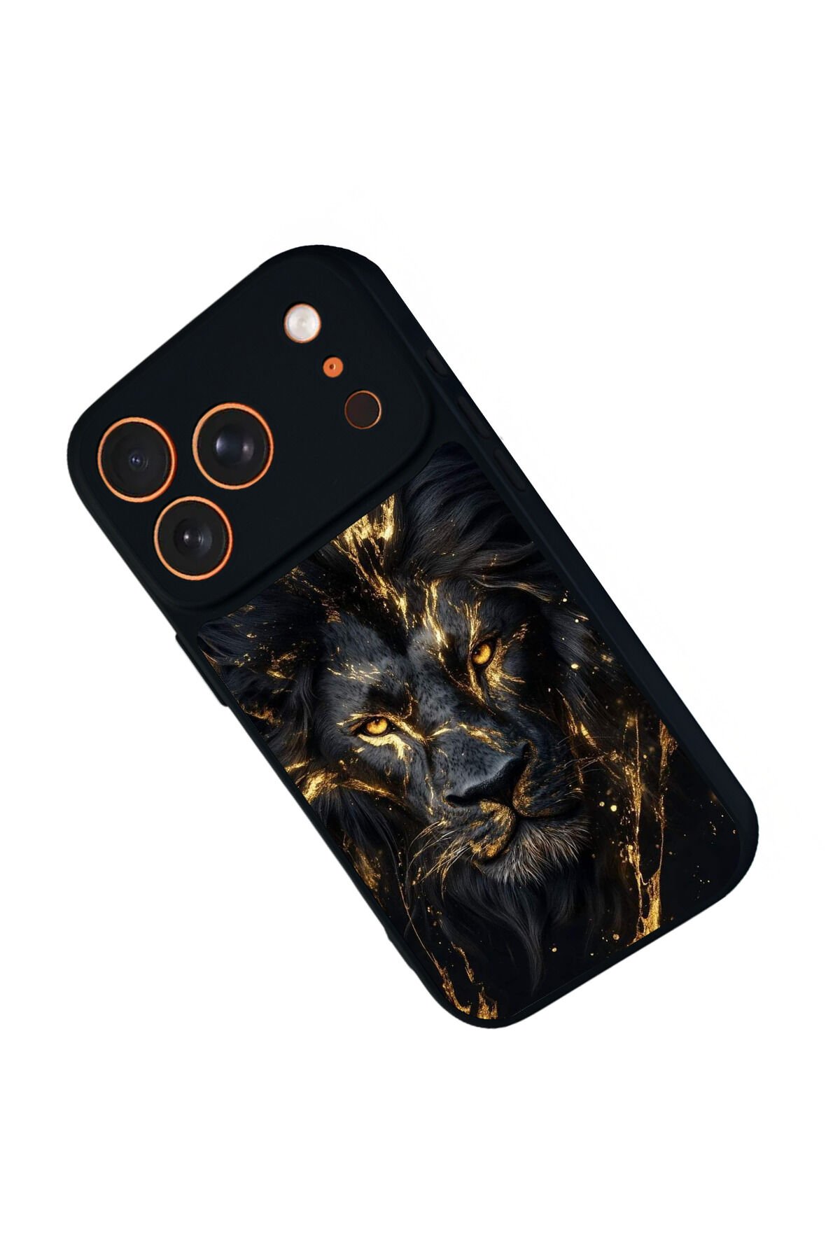 iPhone 17 Pro Max Uyumlu Aslan Tasarımlı Glossy Premium Kılıf