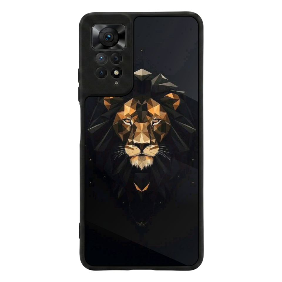 Xiaomi Redmi Note 11 Pro Uyumlu Aslan Tasarımlı Glossy Premium Kılıf