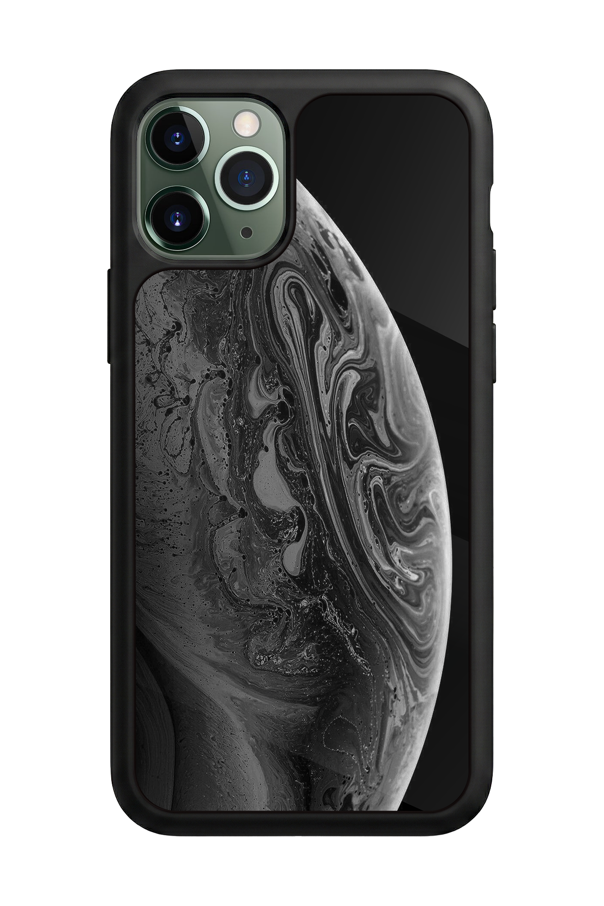 iPhone 11 Pro Uyumlu Ay Tasarımlı Glossy Premium Kılıf