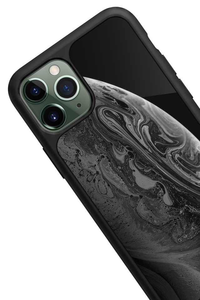 iPhone 11 Pro Uyumlu Ay Tasarımlı Glossy Premium Kılıf