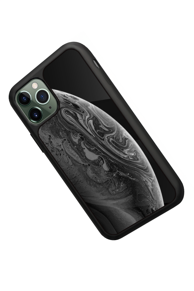 iPhone 11 Pro Uyumlu Ay Tasarımlı Glossy Premium Kılıf