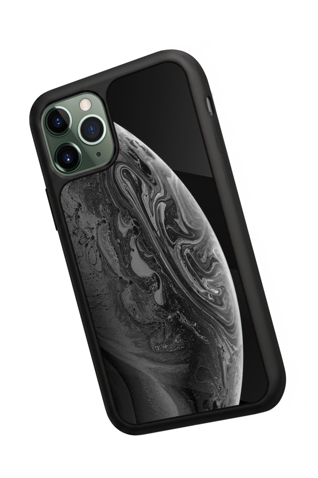 iPhone 11 Pro Uyumlu Ay Tasarımlı Glossy Premium Kılıf