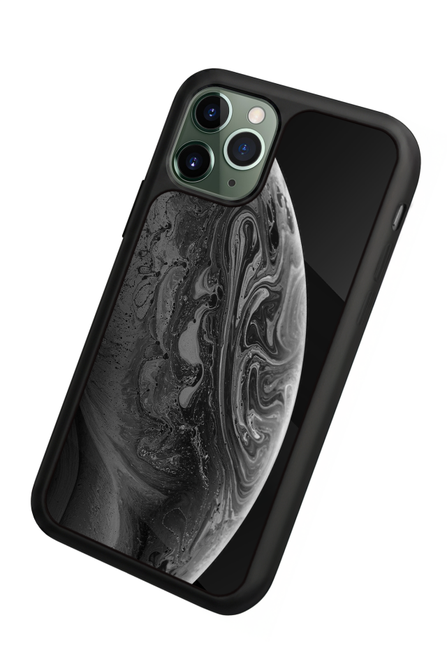 iPhone 11 Pro Uyumlu Ay Tasarımlı Glossy Premium Kılıf