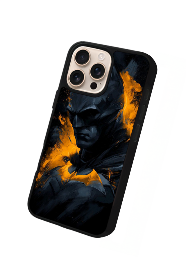 iPhone 16 Pro Max Uyumlu Batman Tasarımlı Glossy Premium Kılıf