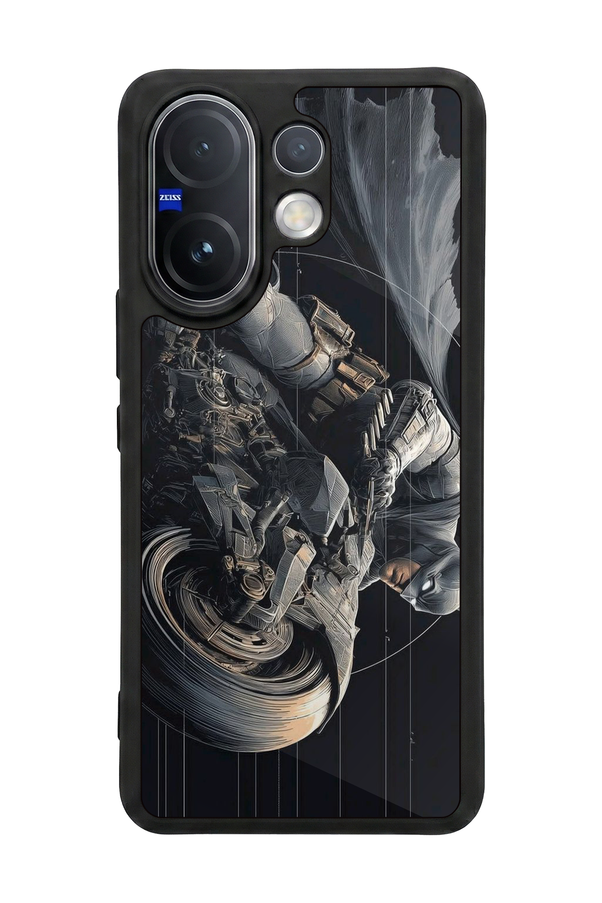 Vivo V60 Uyumlu Batman Tasarımlı Glossy Premium Kılıf