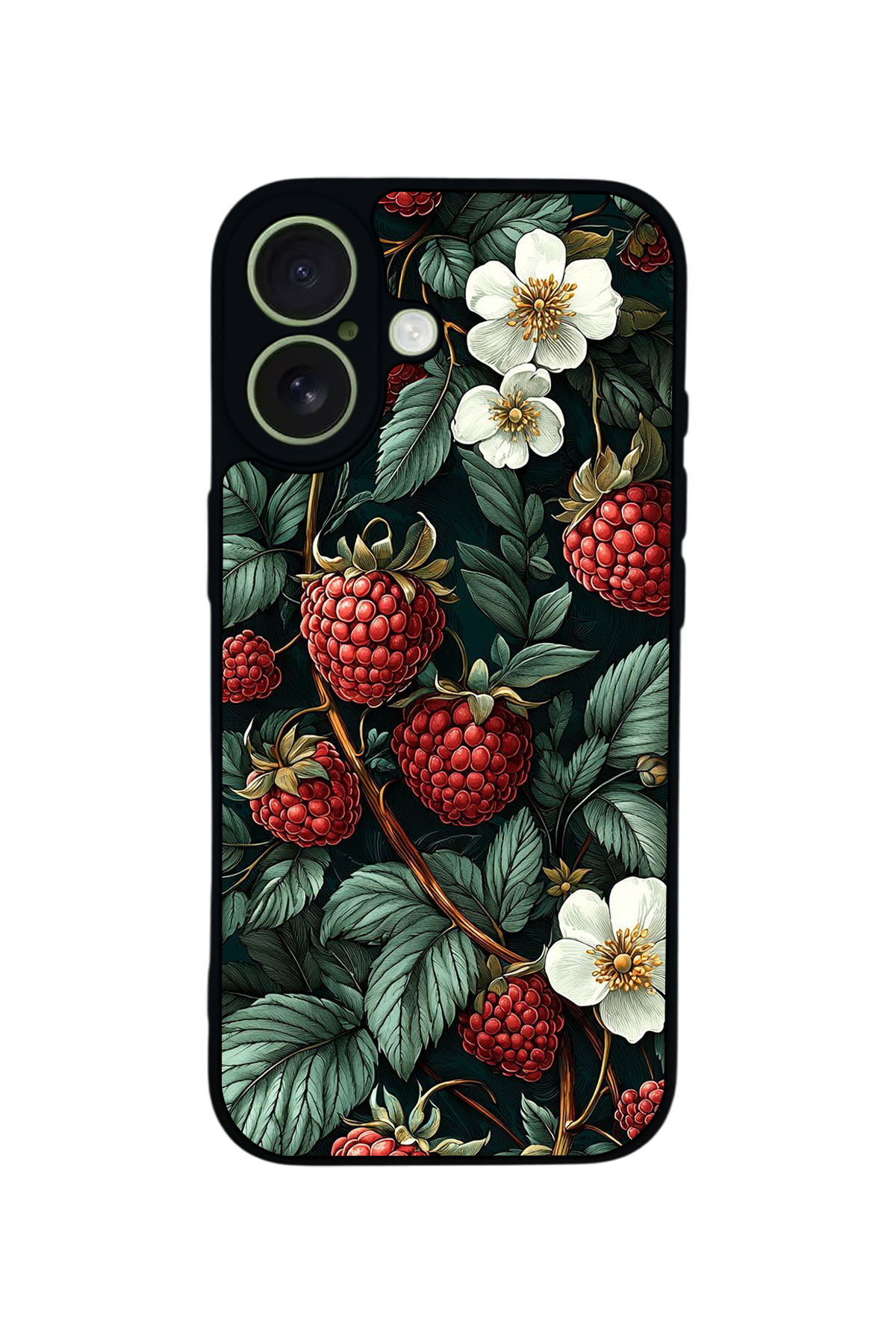 iPhone 17 Uyumlu Botanik Tasarımlı Glossy Premium Kılıf