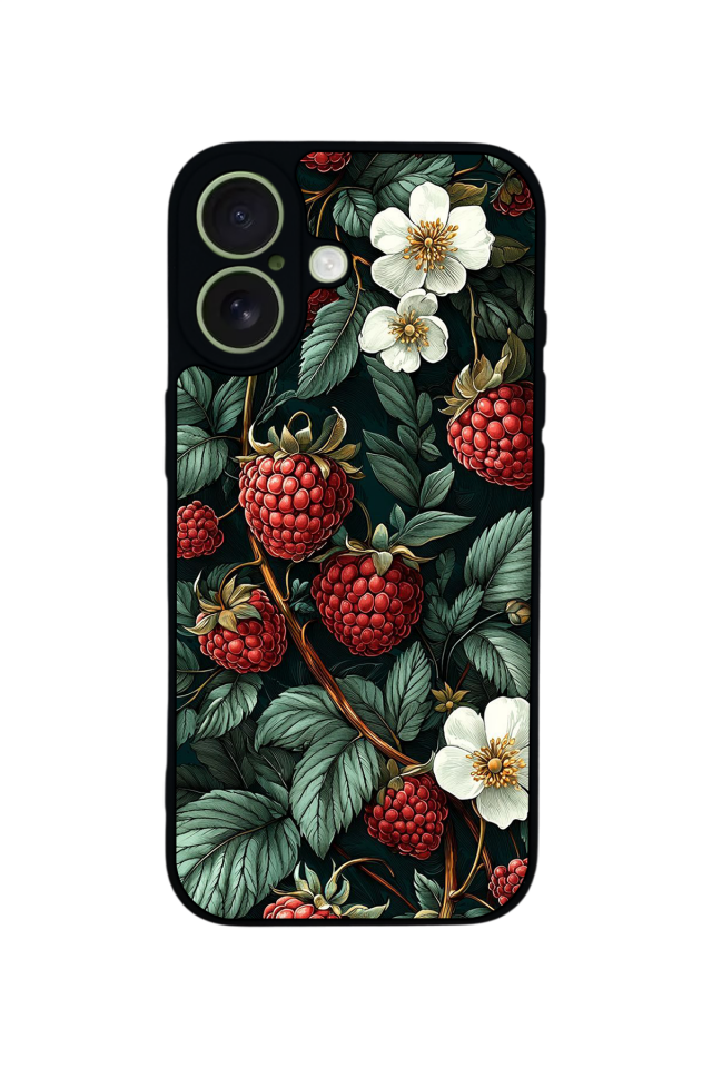 iPhone 17 Uyumlu Botanik Tasarımlı Glossy Premium Kılıf