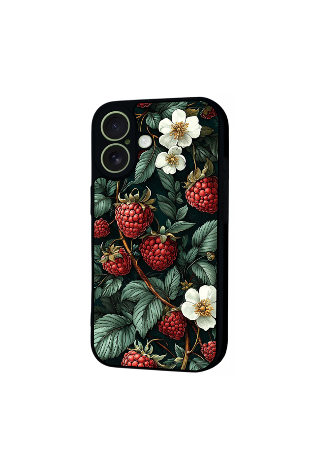 iPhone 17 Uyumlu Botanik Tasarımlı Glossy Premium Kılıf