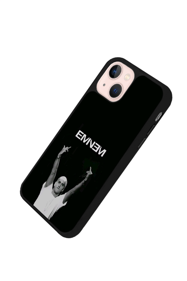 iPhone 15 Plus Uyumlu Eminem Tasarımlı Glossy Premium Kılıf