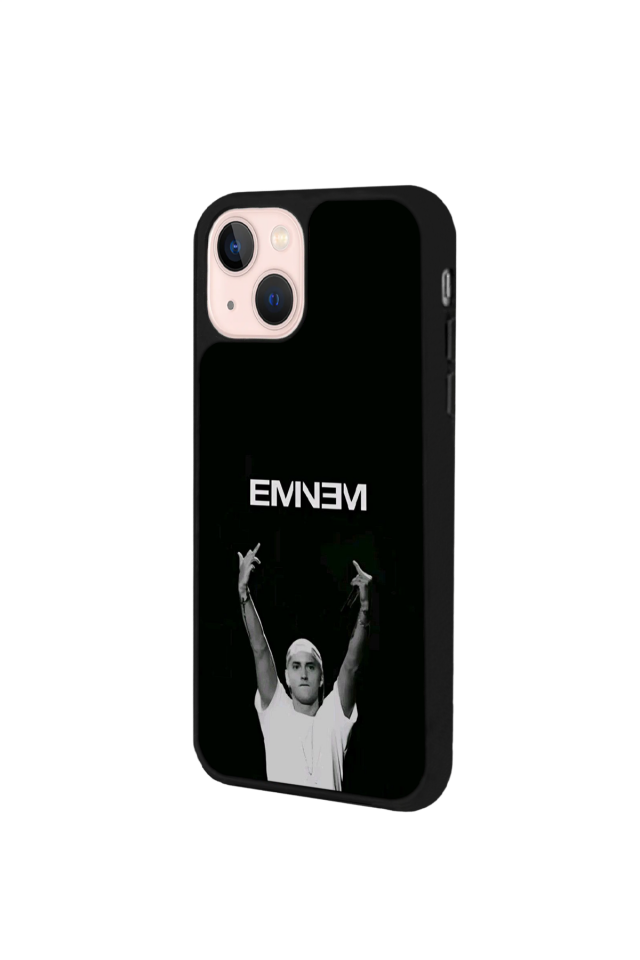 iPhone 15 Plus Uyumlu Eminem Tasarımlı Glossy Premium Kılıf