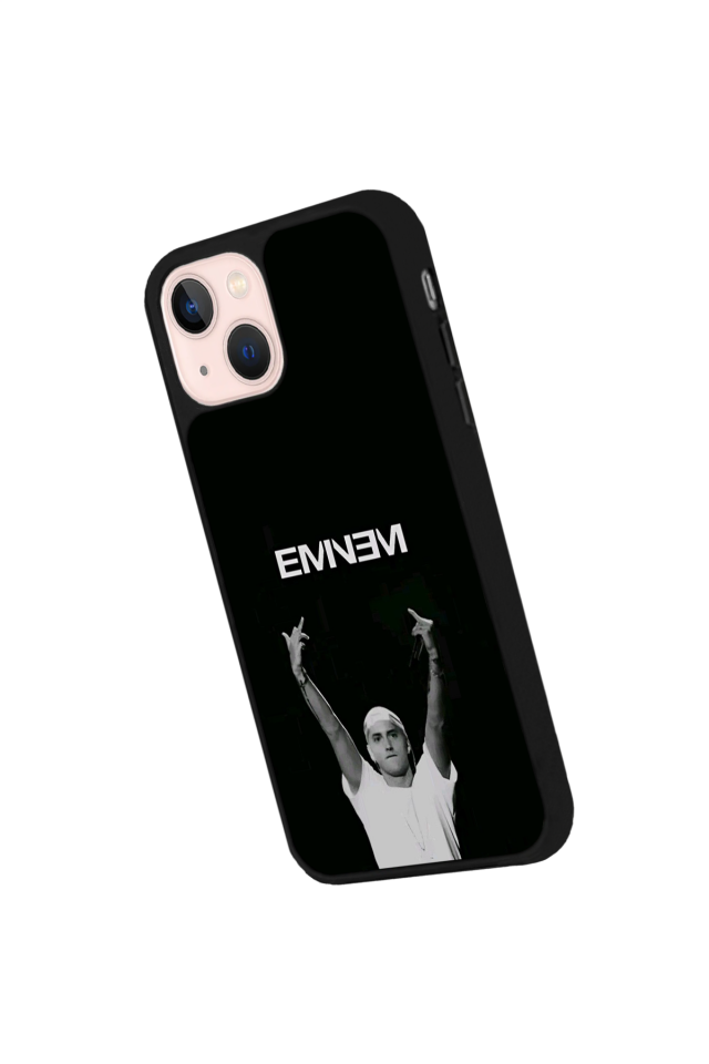 iPhone 15 Plus Uyumlu Eminem Tasarımlı Glossy Premium Kılıf