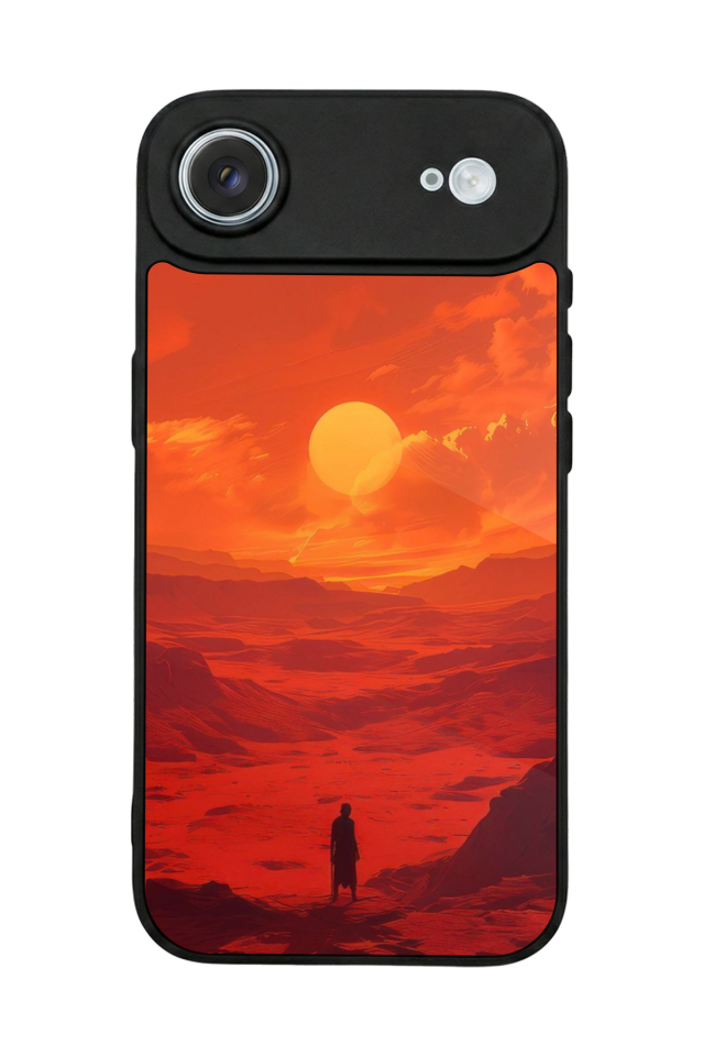 iPhone 17 Air Uyumlu Güneş Tasarımlı Glossy Premium Kılıf