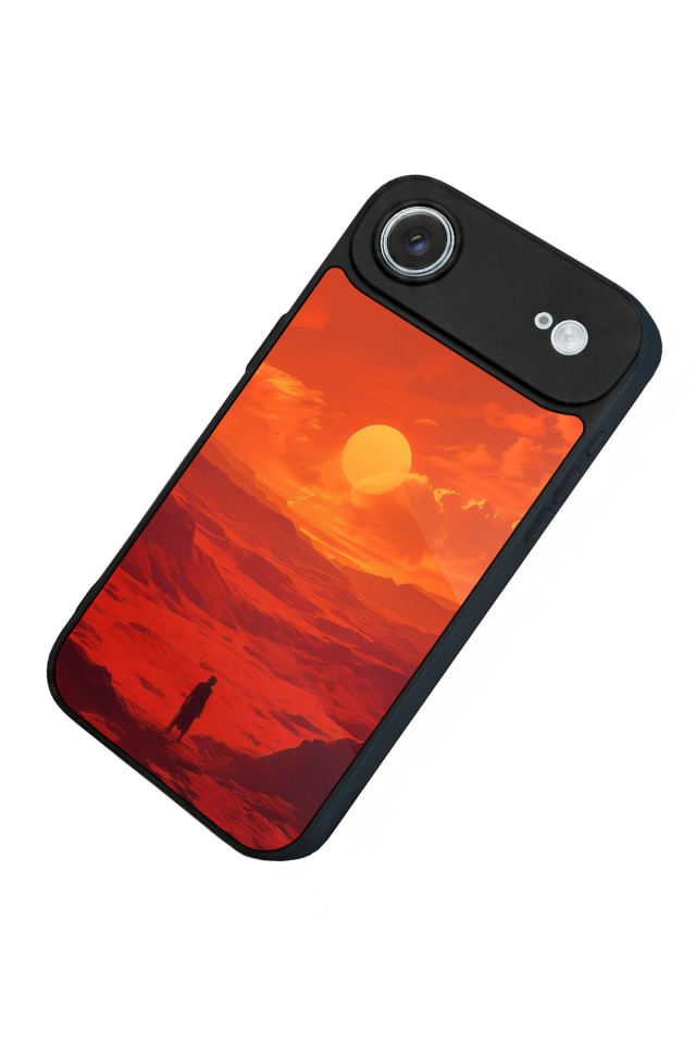 iPhone 17 Air Uyumlu Güneş Tasarımlı Glossy Premium Kılıf