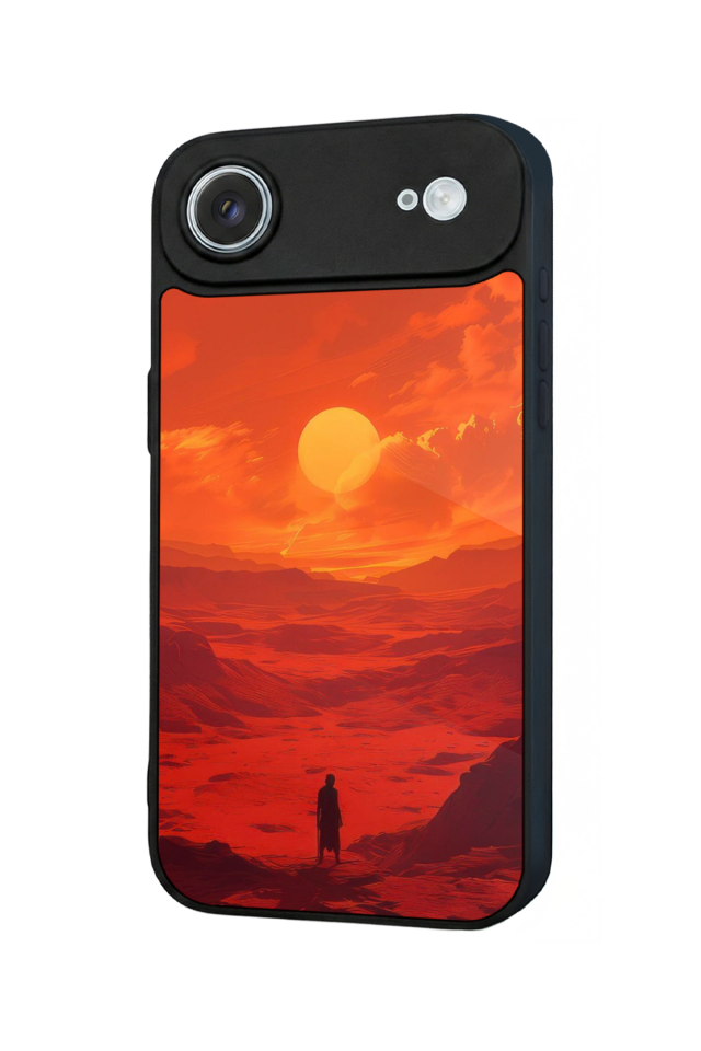 iPhone 17 Air Uyumlu Güneş Tasarımlı Glossy Premium Kılıf