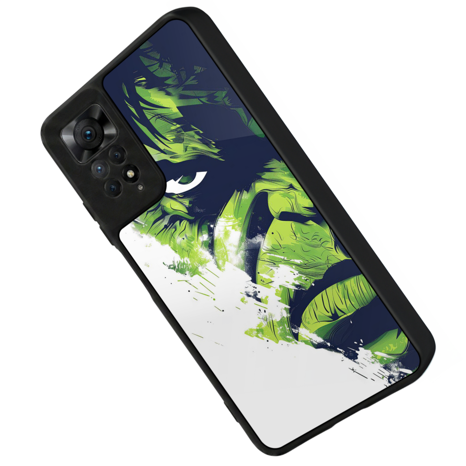 Xiaomi Redmi Note 11 Pro Uyumlu Hulk Tasarımlı Glossy Premium Kılıf