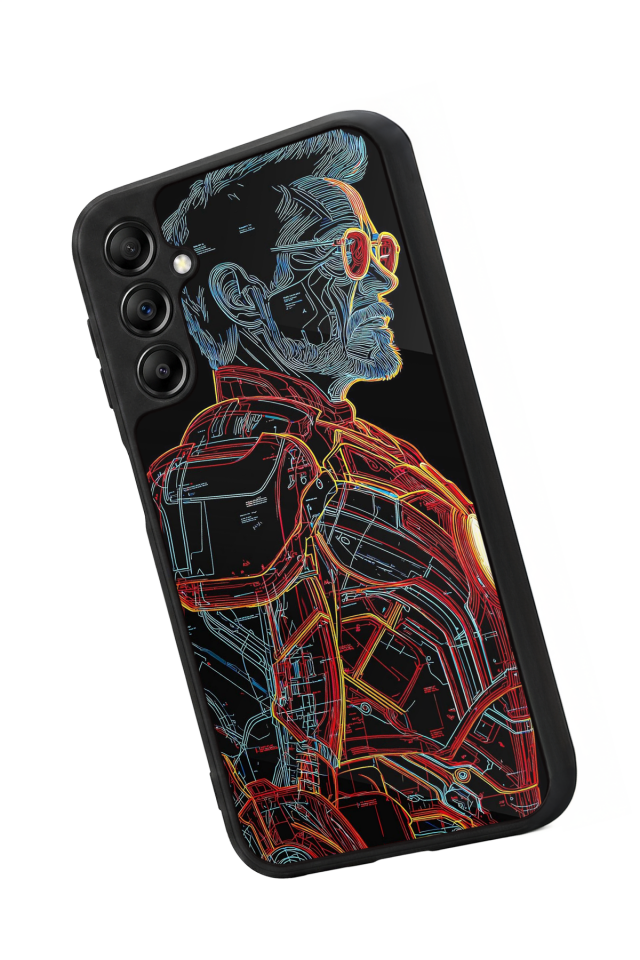 Samsung Galaxy A14 Uyumlu Iron Man ( Demir Adam ) Tasarımlı Glossy Premium Kılıf