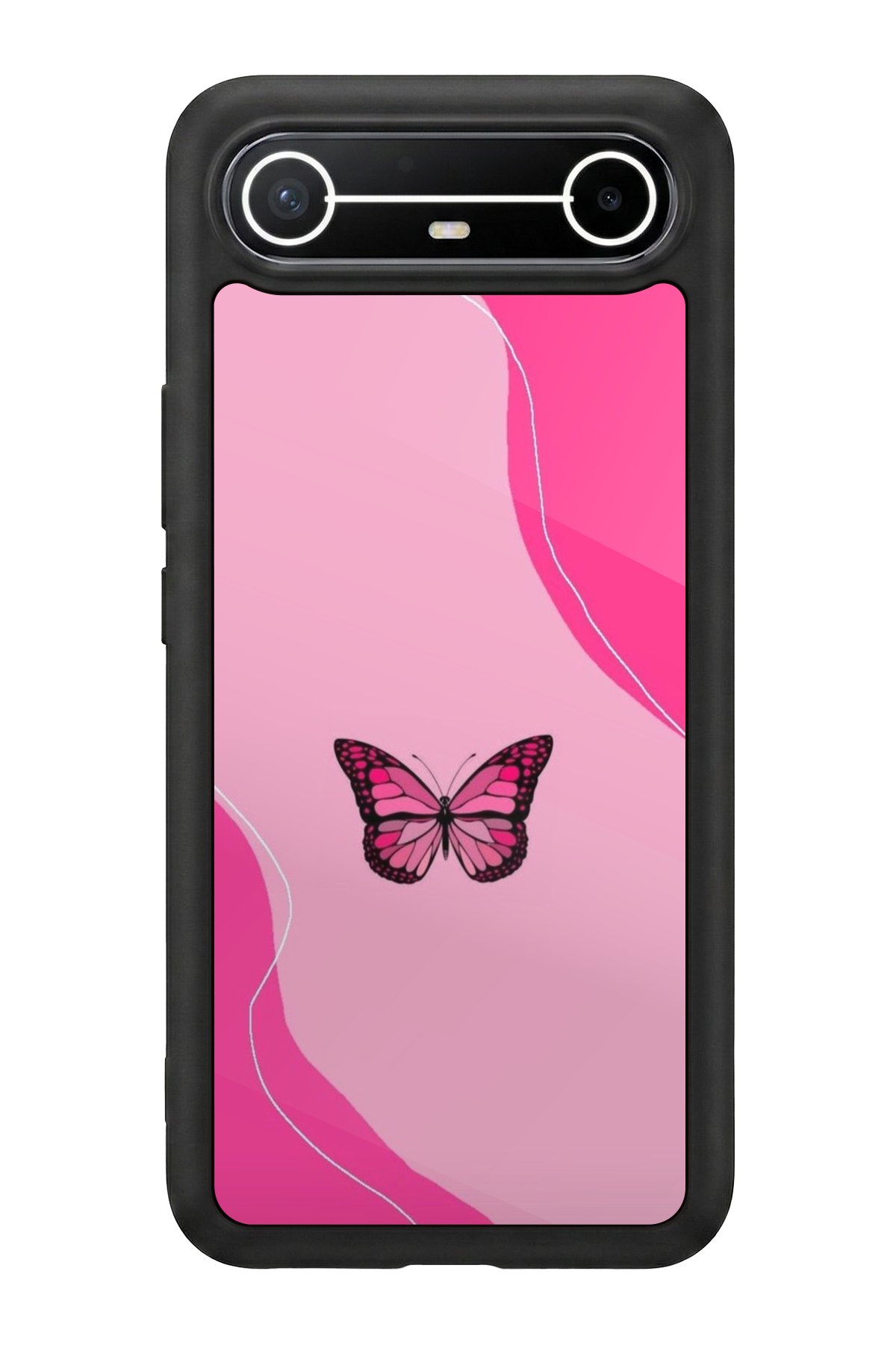 Tecno Spark Slim 5G Uyumlu Kelebek Tasarımlı Glossy Premium Kılıf