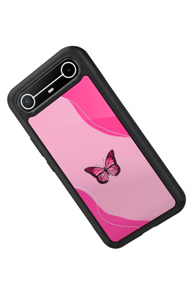 Tecno Spark Slim 5G Uyumlu Kelebek Tasarımlı Glossy Premium Kılıf