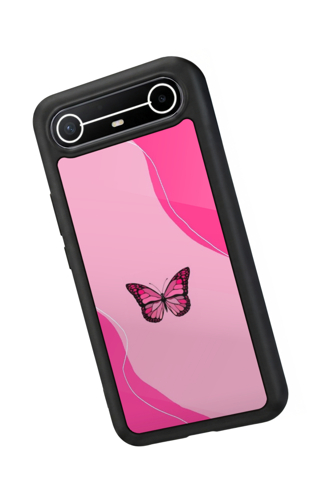 Tecno Spark Slim 5G Uyumlu Kelebek Tasarımlı Glossy Premium Kılıf