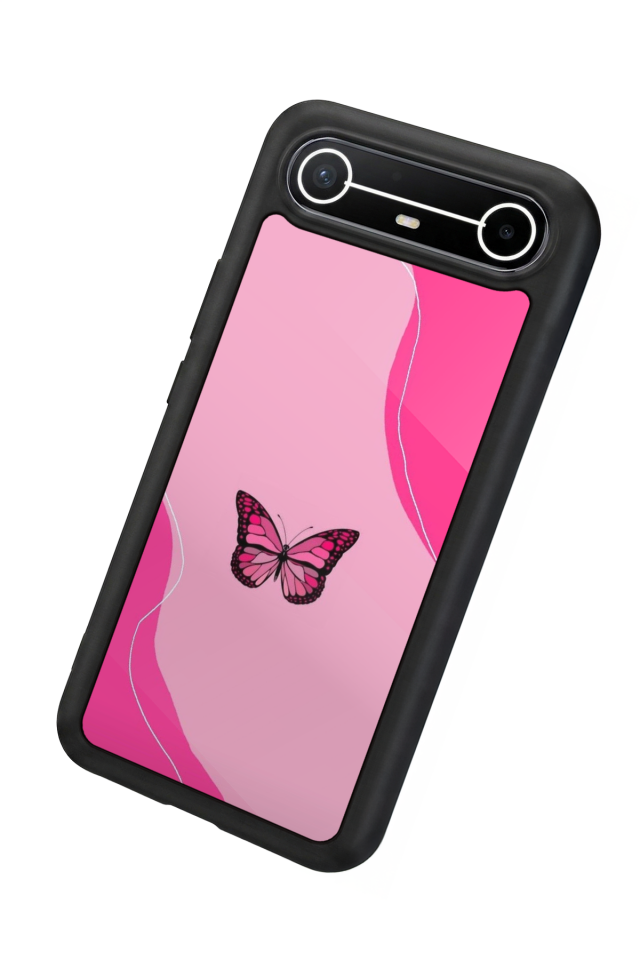 Tecno Spark Slim 5G Uyumlu Kelebek Tasarımlı Glossy Premium Kılıf