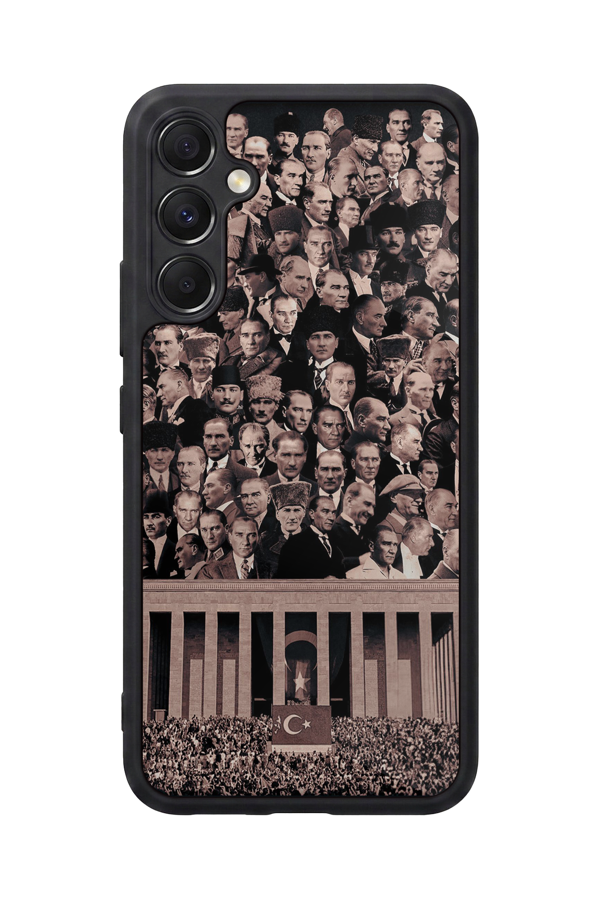 Samsung Galaxy A34 Uyumlu Mustafa Kemal Ataturk Tasarımlı Glossy Premium Kılıf