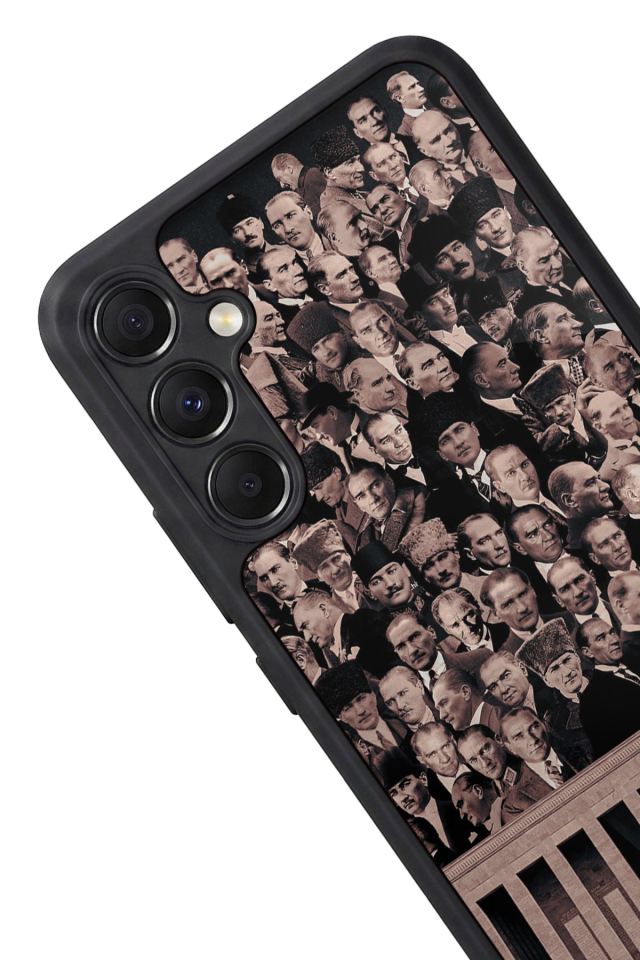 Samsung Galaxy A34 Uyumlu Mustafa Kemal Ataturk Tasarımlı Glossy Premium Kılıf