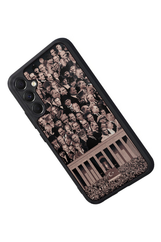 Samsung Galaxy A34 Uyumlu Mustafa Kemal Ataturk Tasarımlı Glossy Premium Kılıf