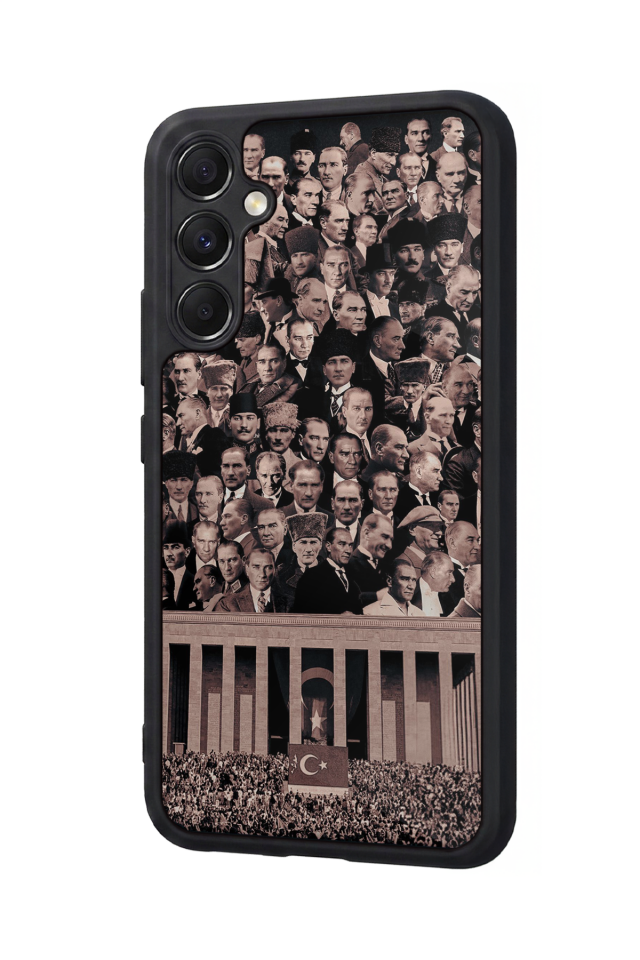 Samsung Galaxy A34 Uyumlu Mustafa Kemal Ataturk Tasarımlı Glossy Premium Kılıf