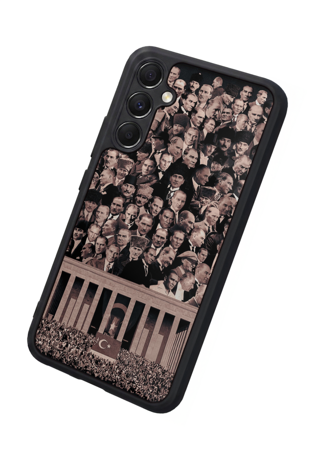 Samsung Galaxy A34 Uyumlu Mustafa Kemal Ataturk Tasarımlı Glossy Premium Kılıf