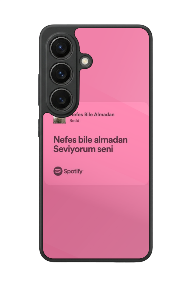 Samsung Galaxy S26 Uyumlu Sarki Sozleri Tasarımlı Glossy Premium Kılıf