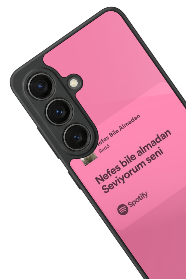 Samsung Galaxy S26 Uyumlu Sarki Sozleri Tasarımlı Glossy Premium Kılıf