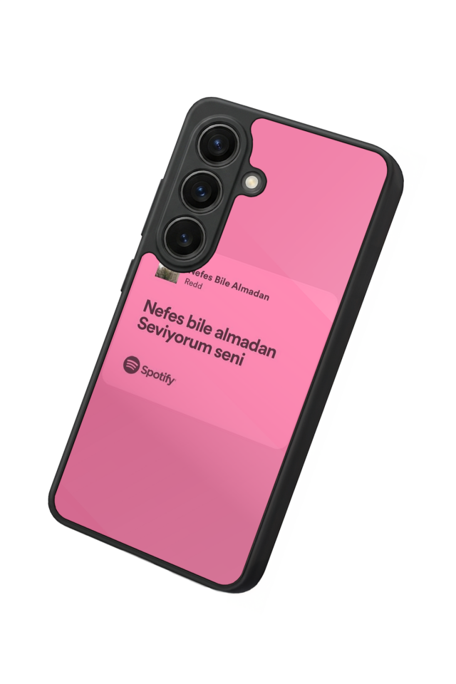 Samsung Galaxy S26 Uyumlu Sarki Sozleri Tasarımlı Glossy Premium Kılıf