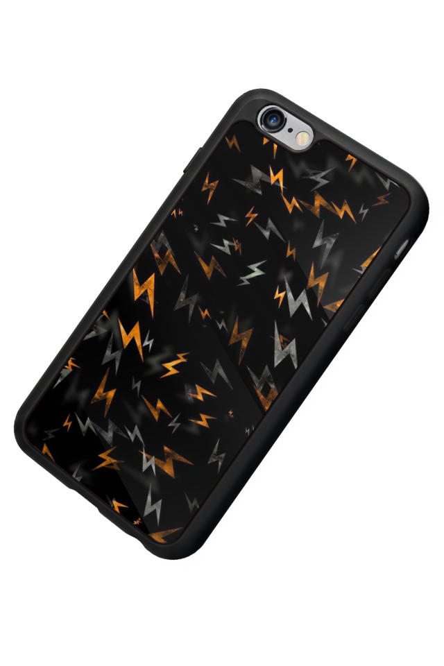 iPhone 6 Plus Uyumlu Simsek Tasarımlı Glossy Premium Kılıf