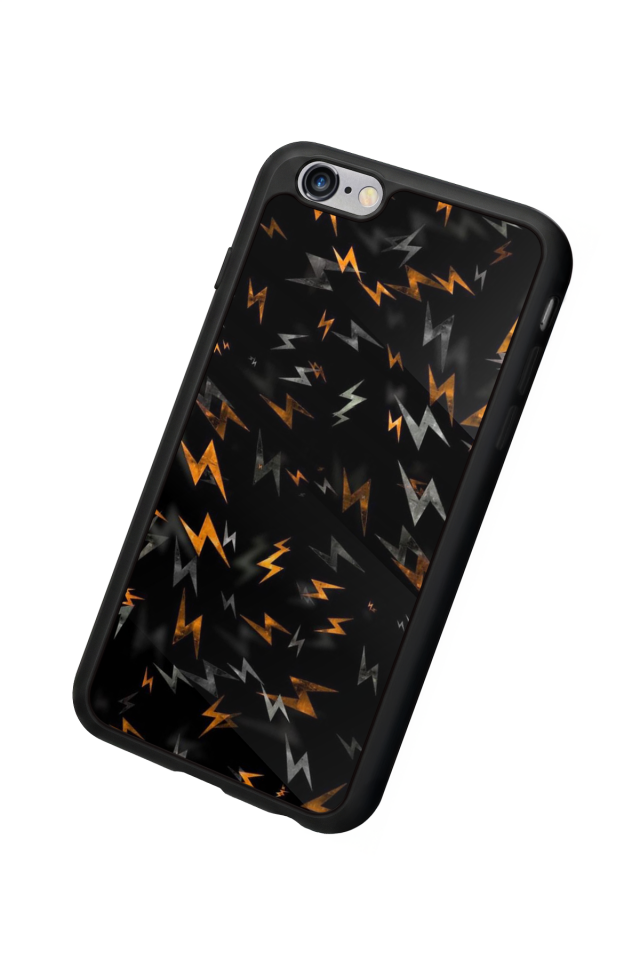 iPhone 6 Plus Uyumlu Simsek Tasarımlı Glossy Premium Kılıf