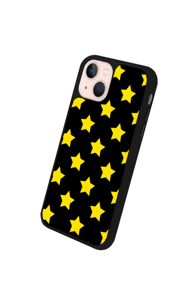 iPhone 13 Mini Uyumlu Simsek Tasarımlı Glossy Premium Kılıf