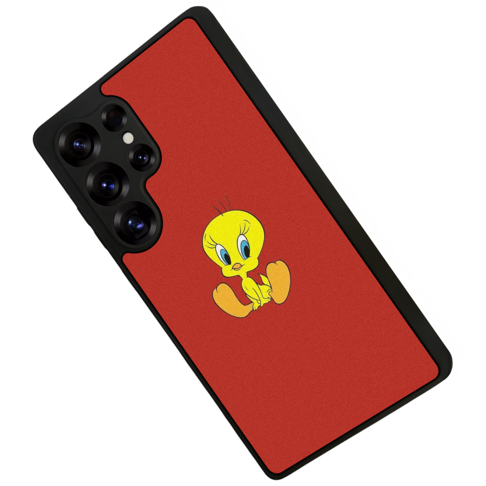 Samsung Galaxy S25 Ultra Uyumlu Tweety Tasarımlı Glossy Premium Kılıf