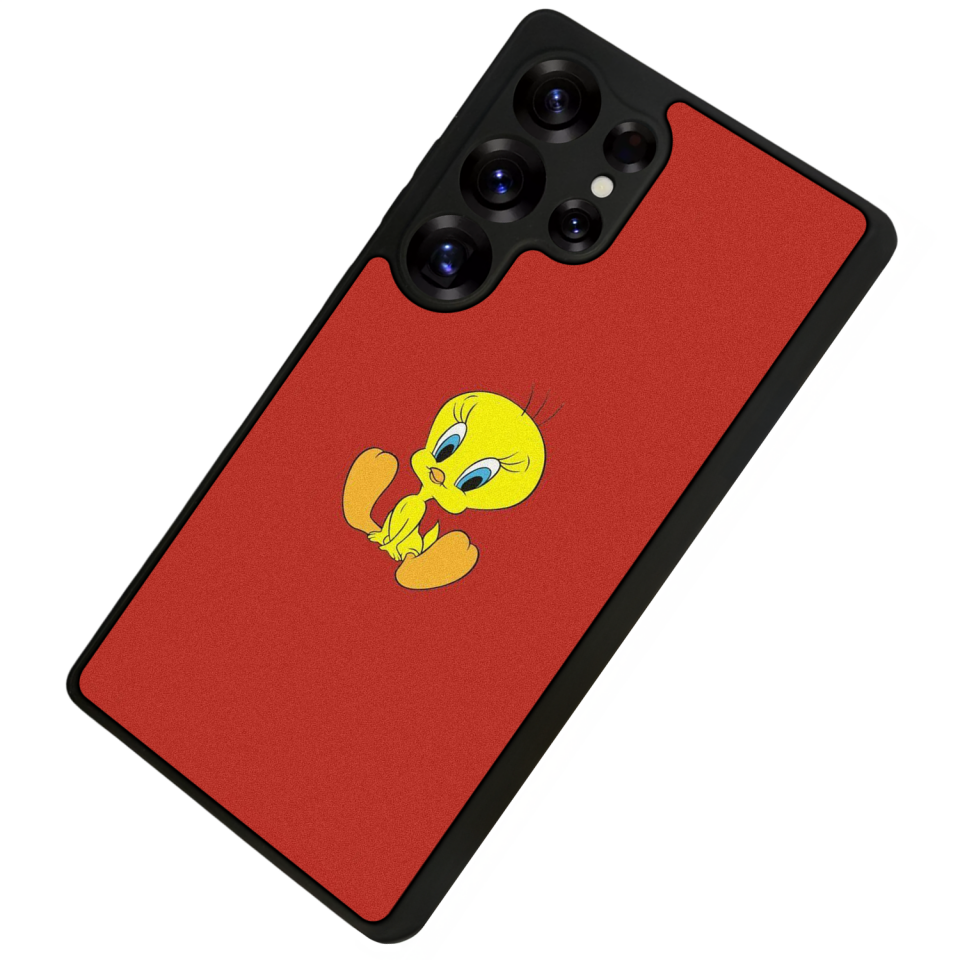 Samsung Galaxy S25 Ultra Uyumlu Tweety Tasarımlı Glossy Premium Kılıf