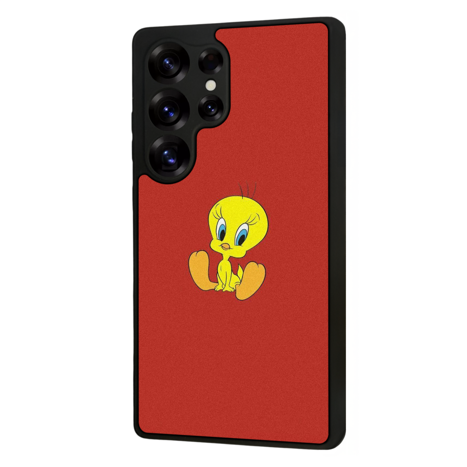 Samsung Galaxy S25 Ultra Uyumlu Tweety Tasarımlı Glossy Premium Kılıf