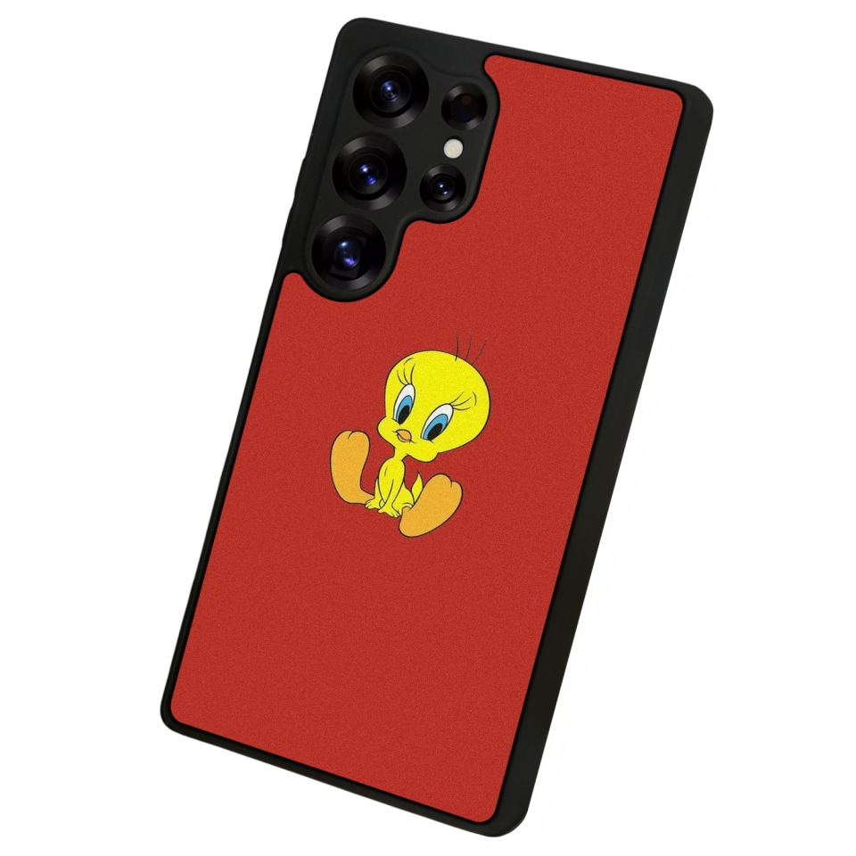 Samsung Galaxy S25 Ultra Uyumlu Tweety Tasarımlı Glossy Premium Kılıf