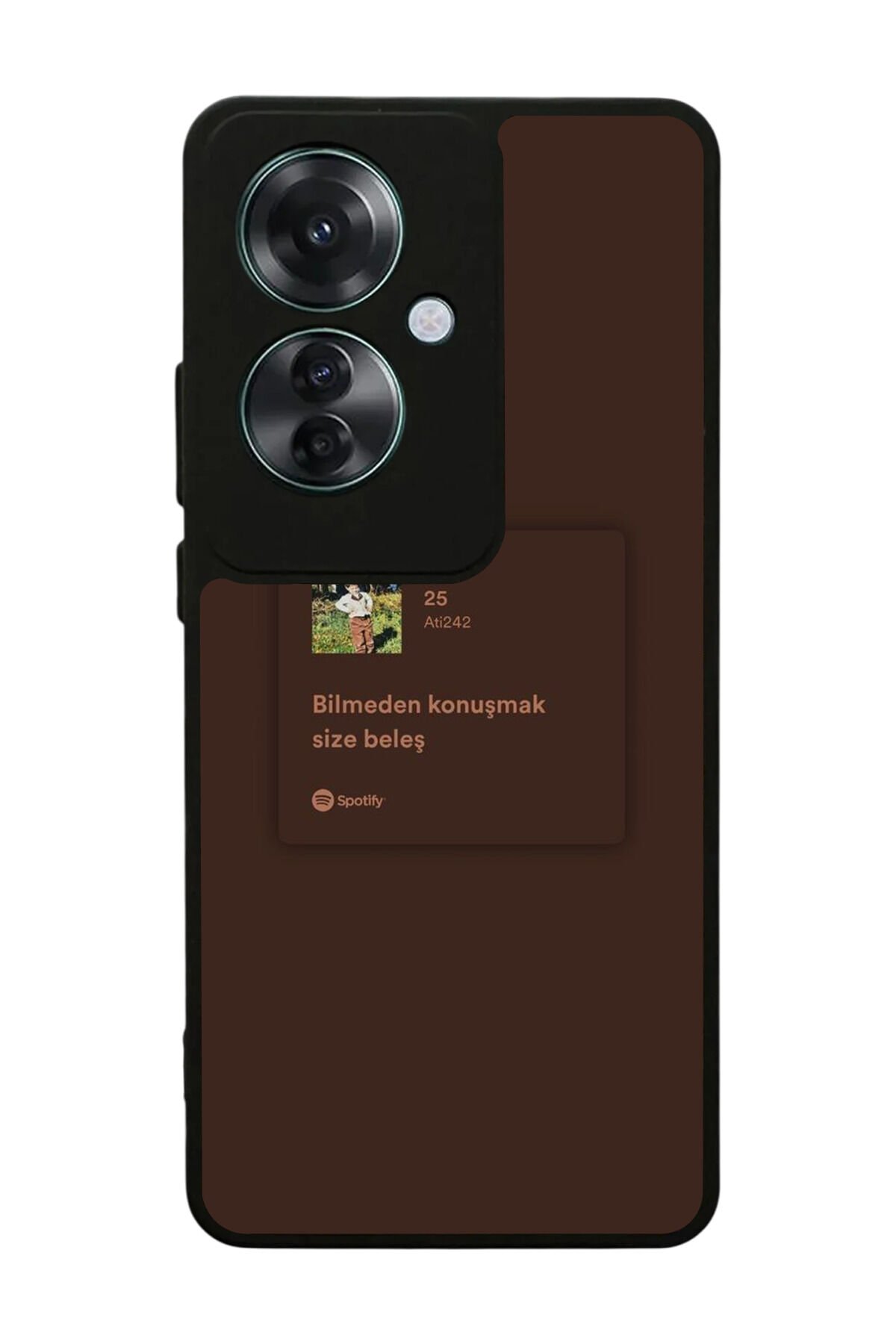 Oppo Reno 11F Uyumlu Sarki Sozleri Tasarımlı Glossy Premium Kılıf