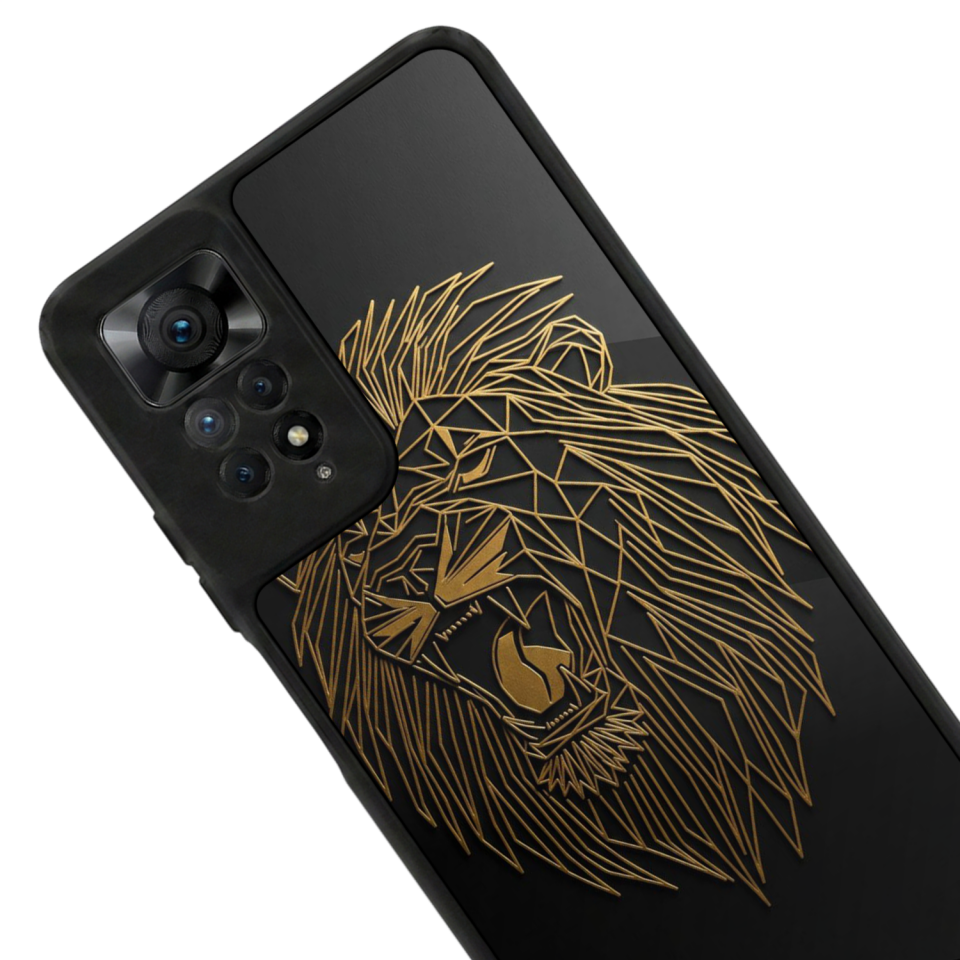 Xiaomi Redmi Note 11 Pro Uyumlu Aslan Tasarımlı Glossy Premium Kılıf