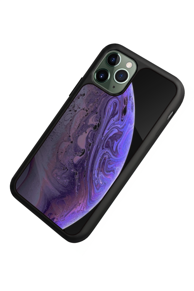iPhone 11 Pro Uyumlu Ay Tasarımlı Glossy Premium Kılıf