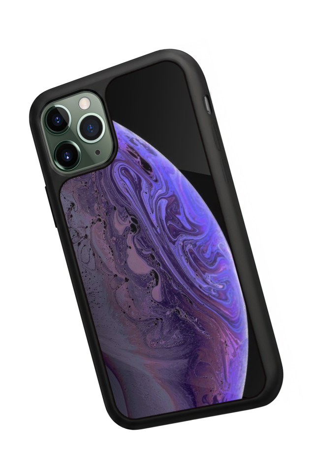 iPhone 11 Pro Uyumlu Ay Tasarımlı Glossy Premium Kılıf