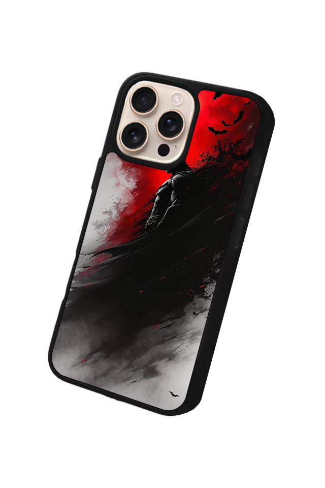 iPhone 16 Pro Max Uyumlu Batman Tasarımlı Glossy Premium Kılıf